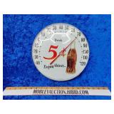 Coca-Cola Ohio jumbo thermometer plastic front