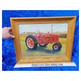 Charles Freitag signed Farmall H tractor