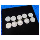 10x Silver dimes