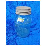 1920s number 13 ball jar with zinc lid