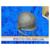 Original world war II US military m1 helmet