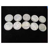 10x Silver dimes