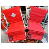 2 collapsible stadium seating