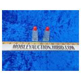 Glass salt and pepper shakers