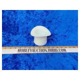 Milk glass top hat
