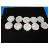 10x Silver Dime