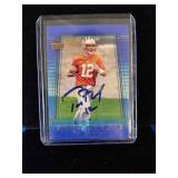 Tom Brady star rookie reprint with facsimile Auto
