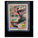 Vintage Eddie Murray All Star rookie