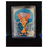 93 Topps Ren and stimpy prizm