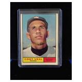 Vintage 1961 baseball card near Mint
