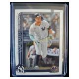 Aaron judge Topps card