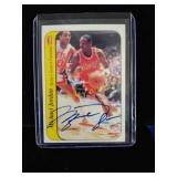 Michael Jordan 86 Fleer sticker reprint facsimile