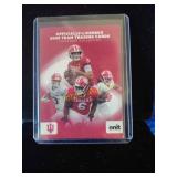 IU football national champs team card