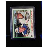 Vintage Nolan Ryan 1978 Topps strikeout leaders