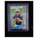 SP Riley Leonard purple shock rated rookie