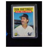 86 Topps Don mattingly All Star