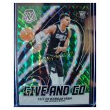 Victor Wembanyama Mosaic rookie surface defect