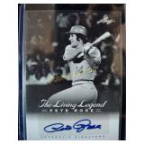 Pete Rose autograph card