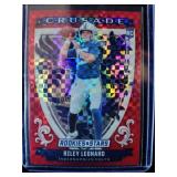 SP Riley Leonard checker prizm rookie