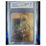 WCG Chewbacca graded card 23 kt gold