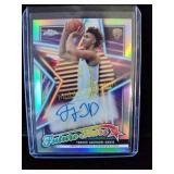 TJD Topps Chrome Silver Auto Rookie Card