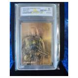 Graded boba Fett 23 karat gold-plated card
