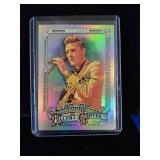 Red clay strays silver holo card