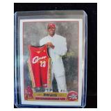 LeBron James Topps rookie reprint