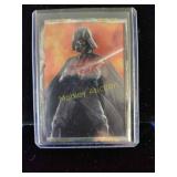 Darth Vader Topps foil embossed