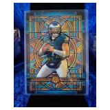 Jumbo stained glass Jalen Hurts card Panini