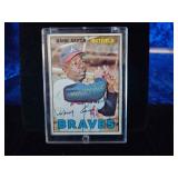 Vintage 1967 Hank Aaron low-grade