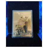 Ken Griffey Jr 22 karat gold plated card