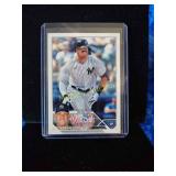 Aaron judge Topps card