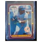 Ricky Henderson opening day card