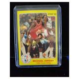 Michael Jordan 86 star yellow reprint