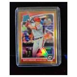Rhys Hoskins Optic Bronze Holo Rated Rookie Card