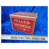Rare Miller soda crackers terre haute original