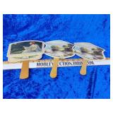 Vintage funeral fans