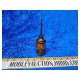 Vintage Texaco home lubricant can needs cleaned