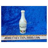 Very old Baby Rum barber bottle cracked but