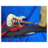 Fender electric guitar custom graphics