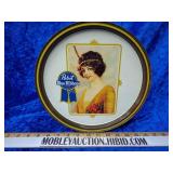Vintage paps blue ribbon beer serving tray