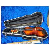 Violin and hard case