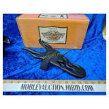 Cast iron flaming Harley-Davidson boot jack new