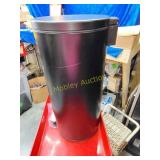 Stainless steel trash can