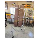 Metal clothing rack with wheels-need bolts for