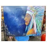 Indian picture on canvas