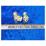 Mini Mason salt and pepper shakers