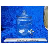Large glass sweet tea dispenser NO SHIPPING