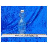 Glass milk bottle